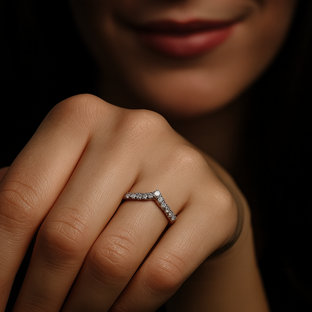 Anello Regina Moissanite 925