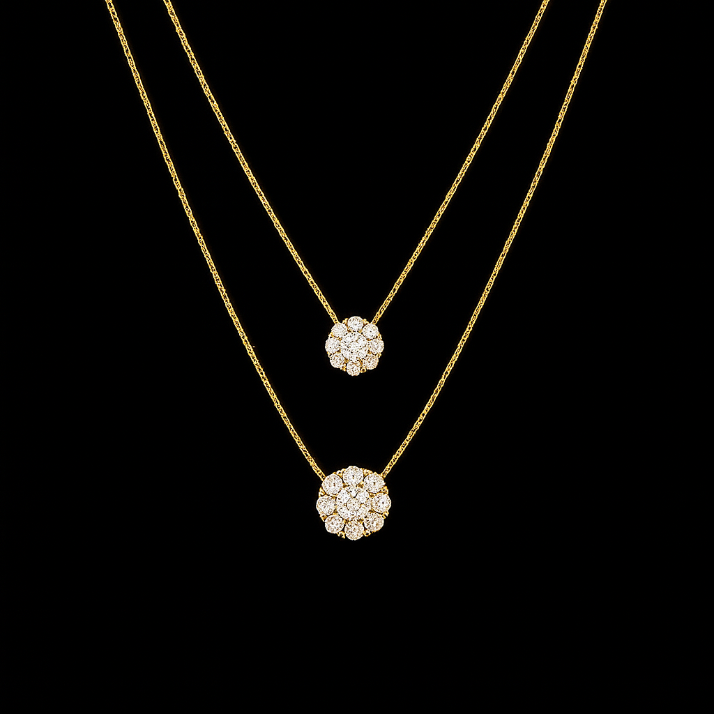 Collana doppia perla