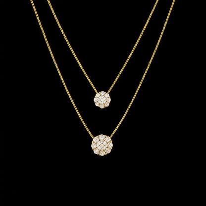 Collana doppia perla