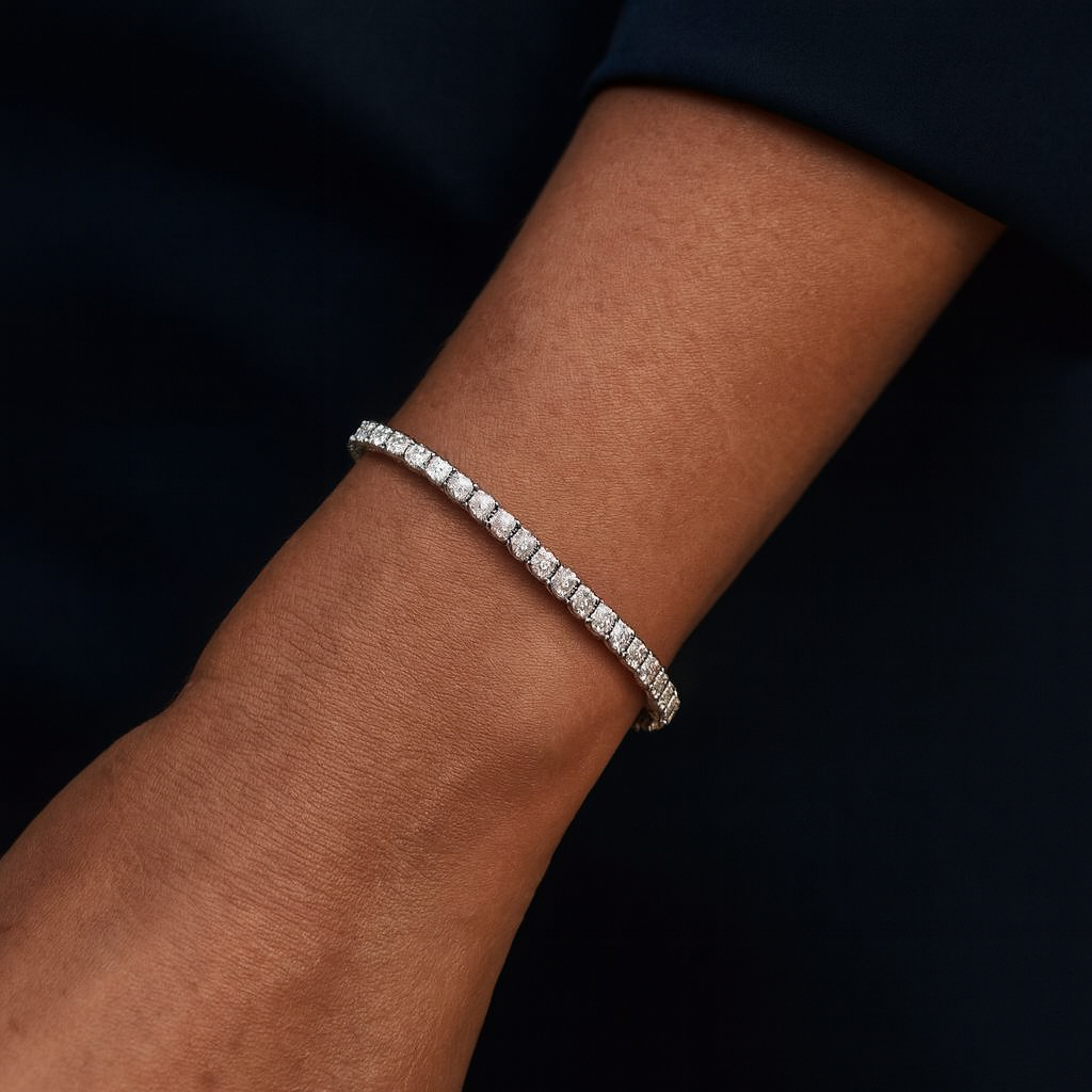 Bracciale Tennis Moissanite 925