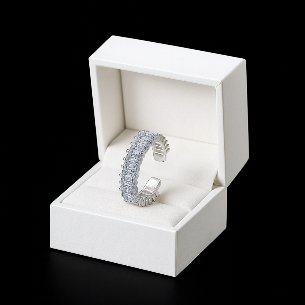 Anello Tennis Moissanite 925