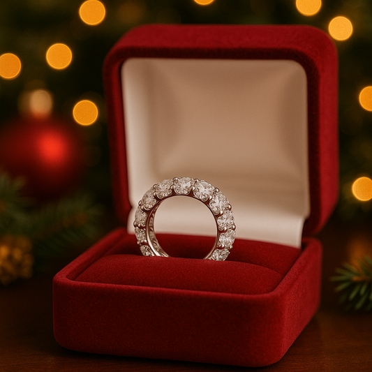 Anello Tennis Moissanite 925