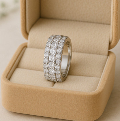 Anello Classico Moissanite 925