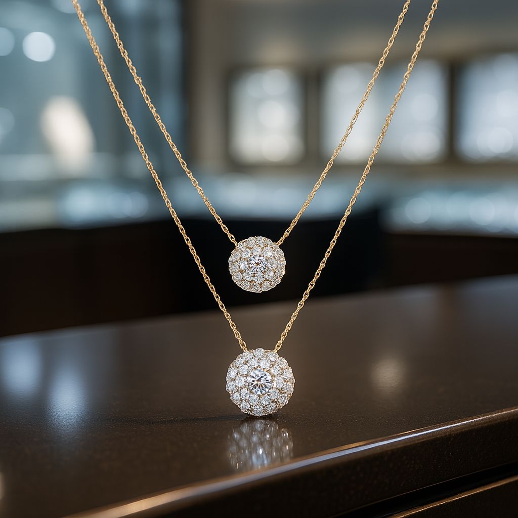 Collana doppia perla