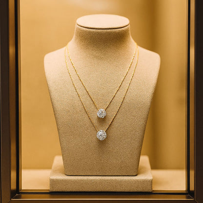 Collana doppia perla